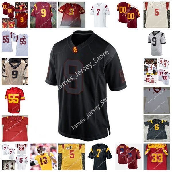 

ncaa custom usc trojans college football jersey 23 kenan christon 8 amon-ra st. brown 21 tyler vaughns 1 palaie gaoteote iv 7 stephen carr 2, Black