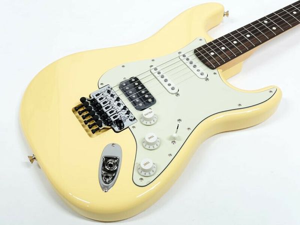 

limited st with floyd rose vintage white#2 electric guitar