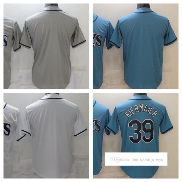 

2022 new baseball jersey 39 kevin kiermaier blank jerseys men women youth size s--xxxl, Blue;black