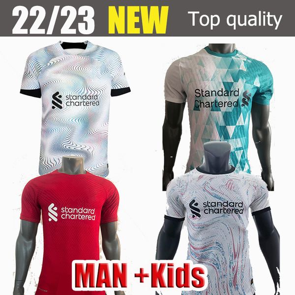 

player version 22 23 season home away 3rd red soccer jerseys carvalho 2022 2023 mohamed diogo luis diaz football shirts men uniform fabio al, Black;yellow