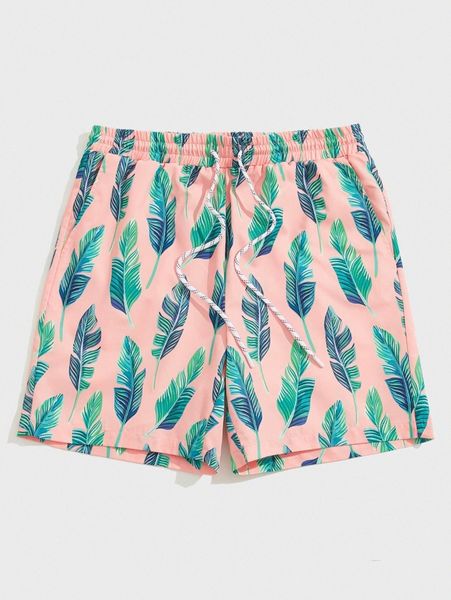

men tropical print shorts l6tn#, White;black