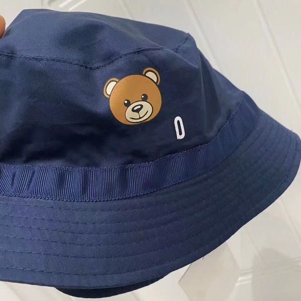 

children hats baby caps fisherman cap babys clothes hap with bear pattern printed luxury boy girl hat average size 1-9 years old white blac, Yellow