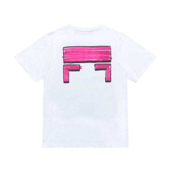 

mens fashion summer t shirts loose tees designers offs brands man women casual t-shirt luxury clothing street shorts sleeve letter arrow bl, White;black