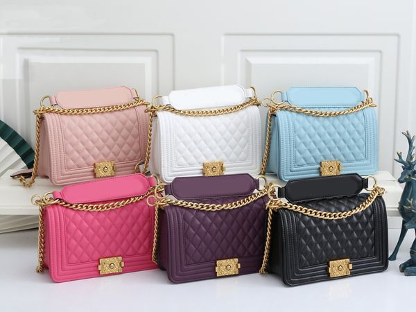 

boomboomluxury 2022 womens bag handbag handbags limited style chain genuine pu leather shoulder diagonal crossbody bags