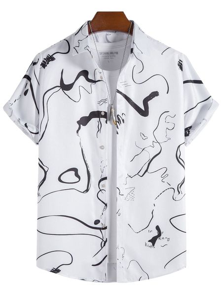 

men graphic print shirt without tee k4nw#, White;black