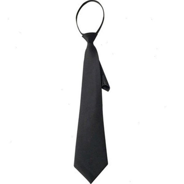 Homens homens retro cor s￳lida cor preta narror amarelo com roupas de gravata de gravata presa ajust￡vel com z￭per pregui￧oso
