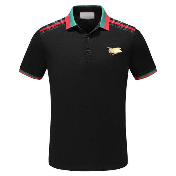 

22ss polo designer tide t shirts chest letter laminated print short sleeve high street loose oversize casual t-shirt 100% pure cotton for m, White;black