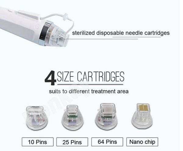 

accessories & parts disposable consumable cartridge needles fractional rf gold 10pin 25pin 64pin and nano microneedle tips for micro needle