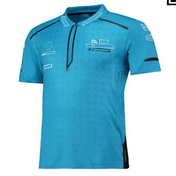 

2022 summer new f1 racing polo shirt lapel t-shirt