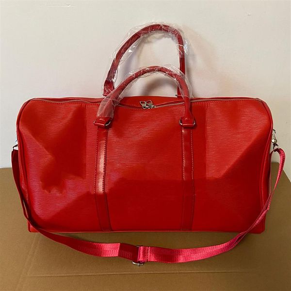 

genuine leather new fashion men travel bag women duffle bag brand designer luggage handbags large capacity sport bags289e