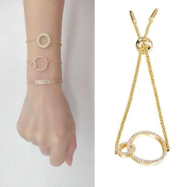 

adjustable bracelets for women copper metal cuff charm bangles bridal luxury brand punk wedding birthday african jewelry dubai designer acce, Golden;silver