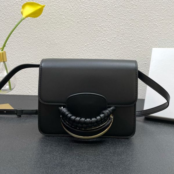 Alta qualidade clássico de couro brilhante katie messenger saco sacos de ombro bolsa de luxo marca feminina carteira masculina mini senhoras preto.