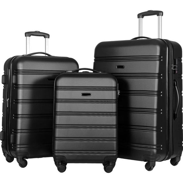 Чемоданы куски багаж настройка жесткого спиннера чемодан с TSA Lock 20 