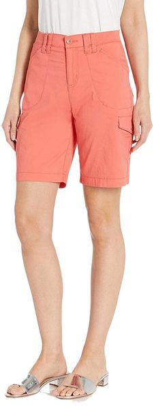 

women's flex-to-go cargo bermuda short i5lp#, White;black