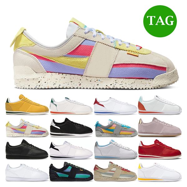 

classic cortez designer casual shoes for men womens noir grey sesame lemon frost grey black white sports sneakers trainers