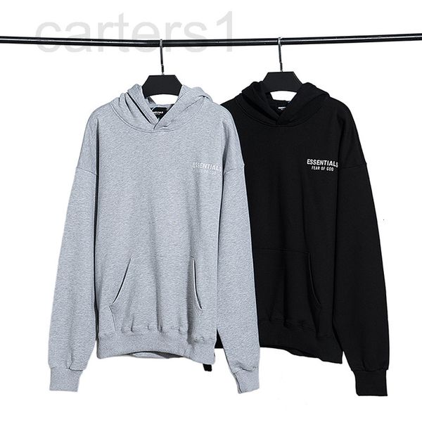 

men's hoodies & sweatshirts designer high street fashion brand fog of essentials multi thread letter printed men's and women', Black