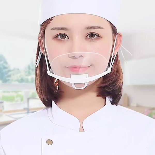 100 % инструмента здравоохранения прозрачный постоянный анти туман пищевые продукты питания пластиковой кухонный ресторан Mask Bar Products FY8086 SSCK