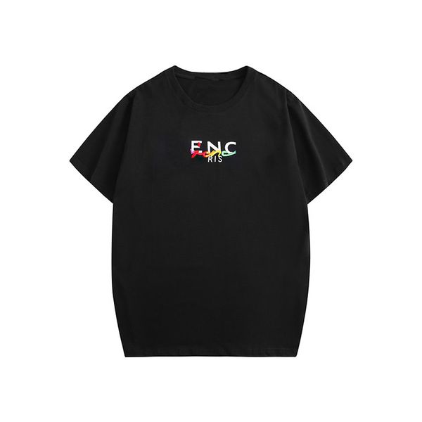 

wholesale mens summer t shirt designer 3d letters printed short sleeve stylist casual breathable clothing men women quality clothes couples, White;black