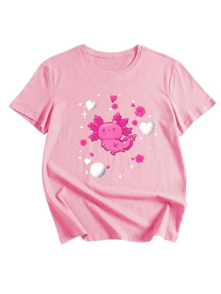 

romwe x mackenzie spradlin cartoon graphic tee n2nx#, White