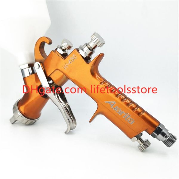 

lvmp w-400 spray gun car finish painting tool 1.5mm nozzle 600cc cup gravity automotive finishing air spray gun lacquer gun235f