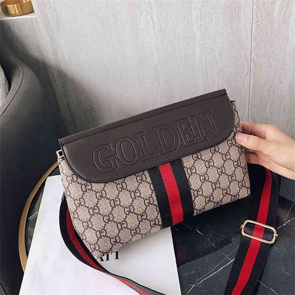 

women's messenger single shoulder fashion ins trend versatile classic wide strap net red bag factory store online