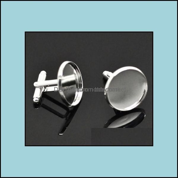 

cuff links cufflinks tie clasps tacks jewelry cufflink size20mm ste dhmz3, Silver