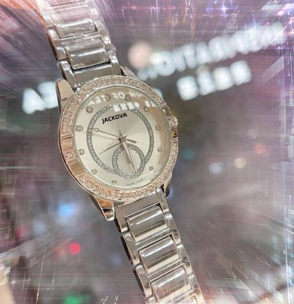 Em estoque quartzo moda feminina relógio de tempo relógios de 40 mm feminino aluno popular popular diamantes de aço inoxidável de natal gifs wristwatches tabela de dropshipp