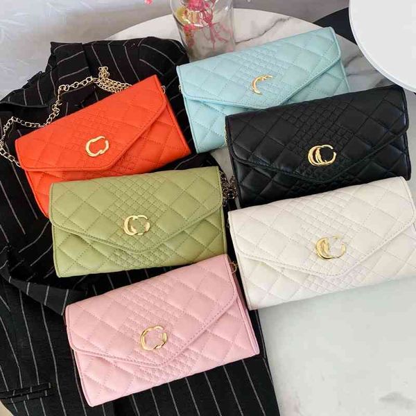 

wallet women's solid color women's new simple sewing women's temperament folding handbag purses_tigo