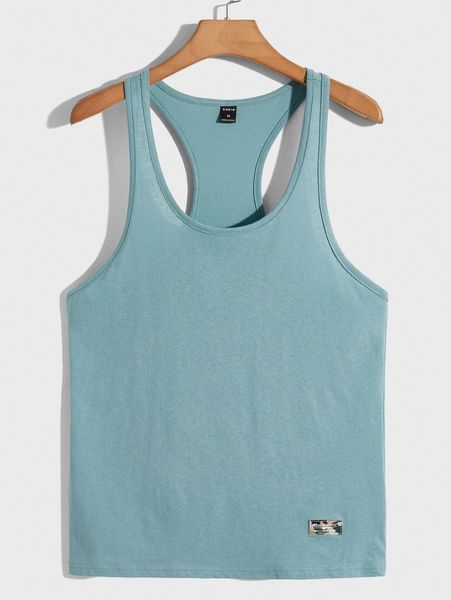 

men patch detail tank m9zb#, White;black