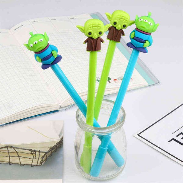 

pen new alien neutral cute cartoon soft glue alien water-based student learning office stationery