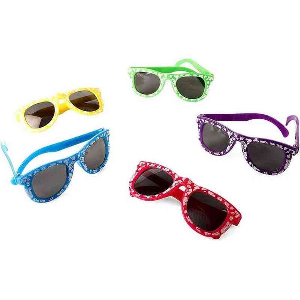 

beach creative accsory kids hibiscus uv protected party shad favorite luau and pool party favors summer sunglass, White;black