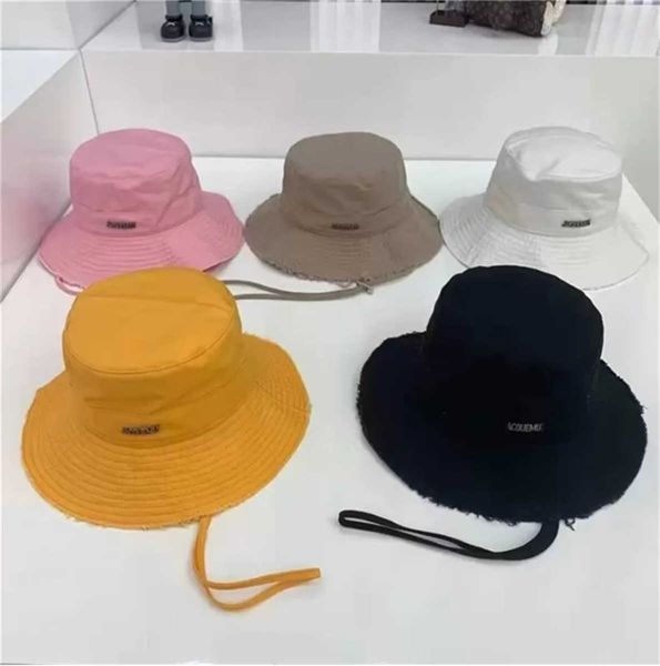 

luxury brand bucket hat sun hat embroidered cap inner label panama bob basin trend outdoor fisherman's, Blue;gray
