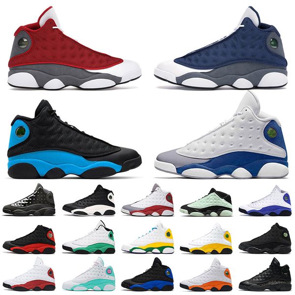 

new jumpman 13 13s xiii retro designer basketball shoes for mens womens barons flint reverse bred singles day brave blue sports sneakers tra