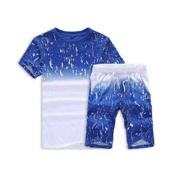 

men's activewear 2 piece cool summer sports street male suit set short sleeve t-shirt and shorts casual men clothing oversized, Gray