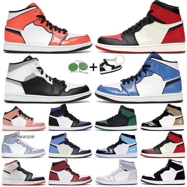 

men women basketball shoes 1s high og 1 electro orange shadow 2.0 hyper royal chicago light banned royals blue mens trainers sports sneakers