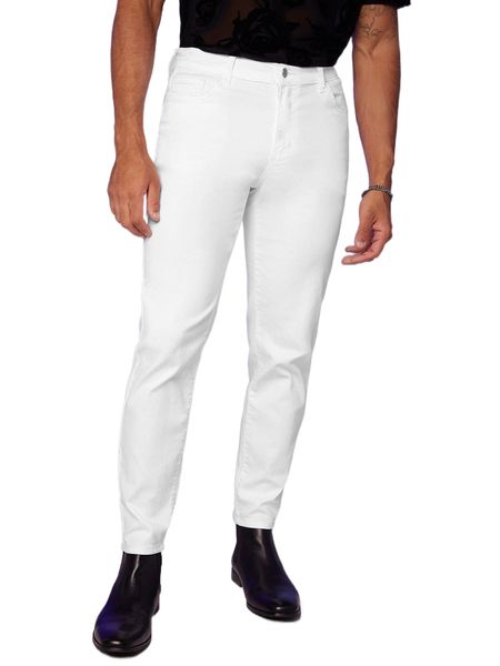 

men washed slim straight jeans s5i6#, Blue