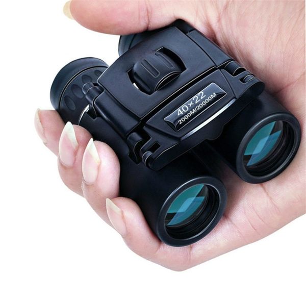 Binocolo potente 40x22 HD 2000M Mini telescopio pieghevole a lungo raggio BAK4 Ottica FMC per sport da caccia Viaggi in campeggio all'aperto 220706