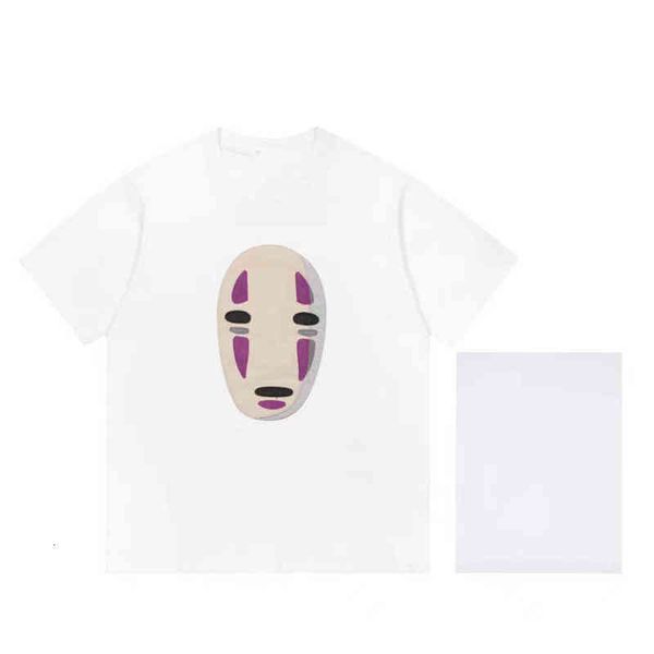

yichao 2022ss spring and summer loose sports leisure men's women's same t-shirt, White
