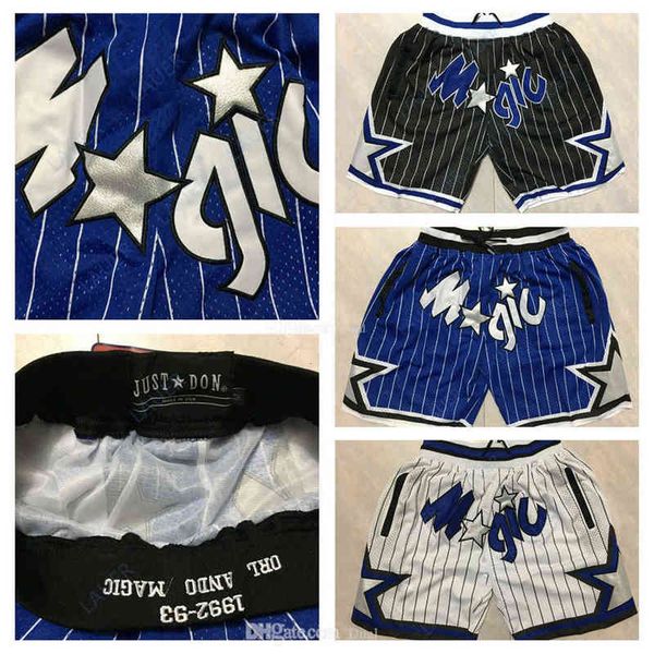 

shorts orlando magi hardaway hill bamba just don stitched retro year id tags mitchell & ness pocket sweatpants, White;black