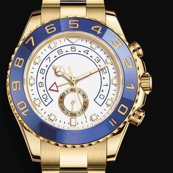 

yacht mens wristwatches master automatic mechanical movement 44mm sapphire crystal 116681 oyster male clock watches, Slivery;brown