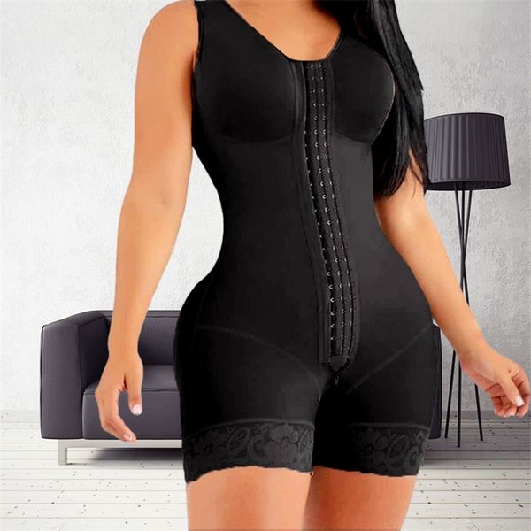 

fajas colombianas post surgery shapewear compression slimming girdle woman flat stomach lace shaper skims shorts bodyshaper 220623