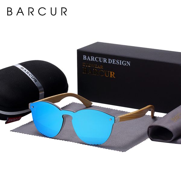 

barcur sping hinge round sunglasses bamboo temples young wood sun glasses men women eyewear 220510, White;black