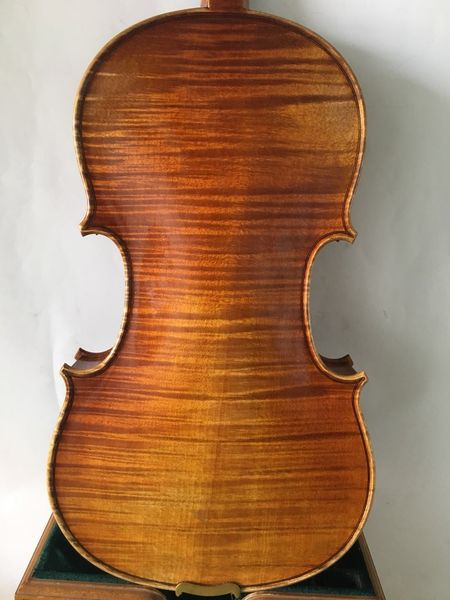 

4/4 size violin stradi model 1715 one piece back flamed maple no.6