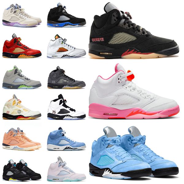 

2022 new arrival jumpman 5 5s v mens basketball shoes off noir we the nfls helmet unc pinksicle green bean mars for her sports sneakers tra