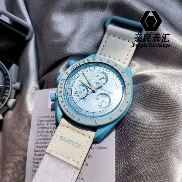 

limited edition luxury business men s earth watch joint fashion trend earth quartz multi-function mint green watches explosion model waterpr, Slivery;brown