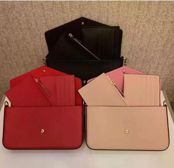 

1 -1women bag messenger leather cross body handbag evening flower luxurys designers handbags shoulder bags ch qdub, Red;black