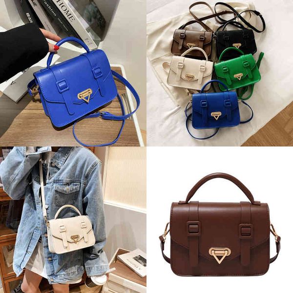 

bag women 2022 new fashion hand-held single shoulder women's advanced sense of foreign style versatile small square woman bags designer