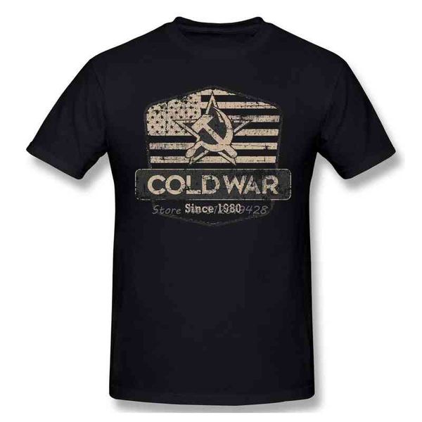 

since 1980 classic print t-shirt cod black ops cold war for men fashion cotton tees harajuku tshirt streetwear, White;black