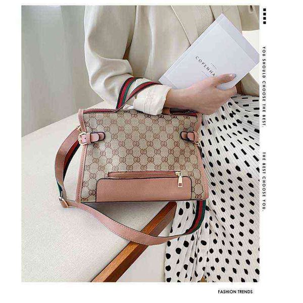 

designer bags new canvas bag women's shoulder versatile fashion printed commuter portable tote large capacity bag evening clutches luxu