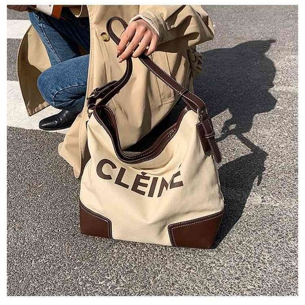 

shop online 85% off canvas popular casual one shoulder large capacity bag fashion autumn and winter minority tote bag